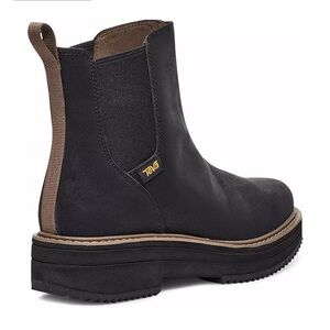 Teva Black and Brown Ankle Boots